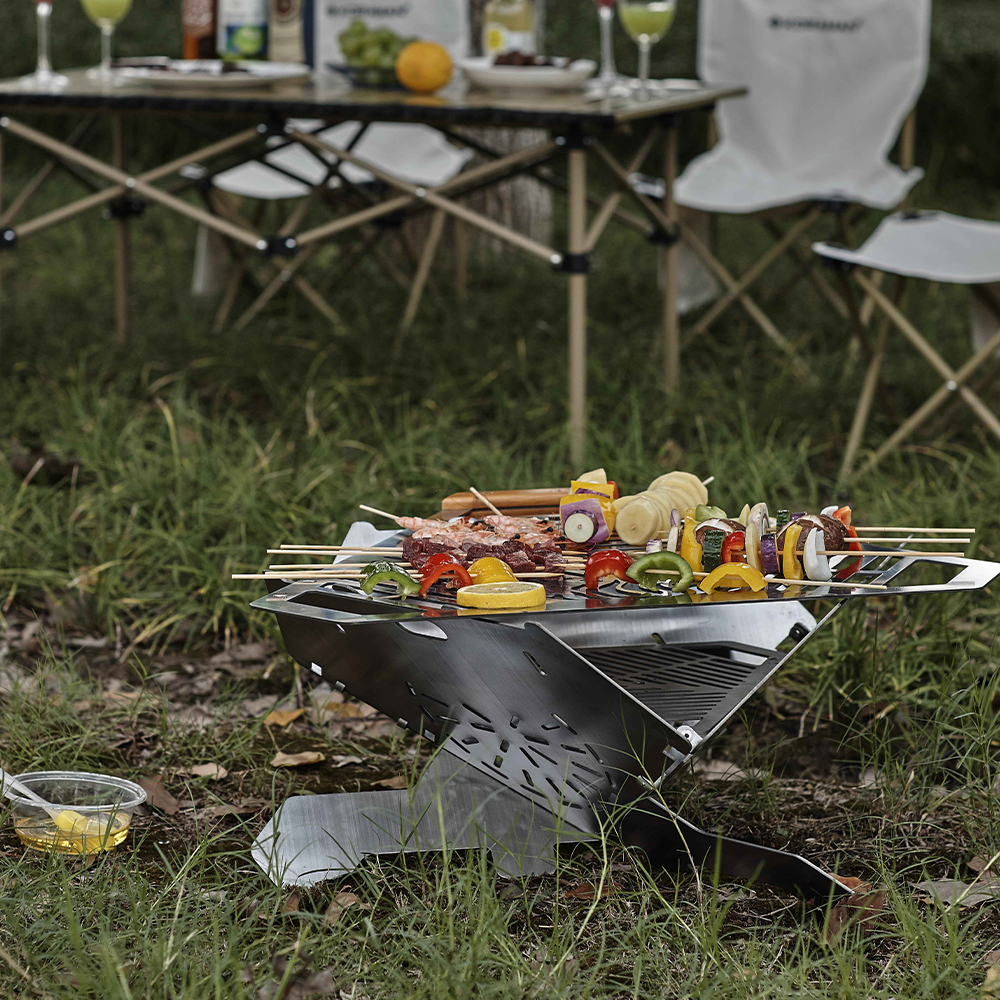 Grill Barbecue Fillte Iniompartha Lasmuigh