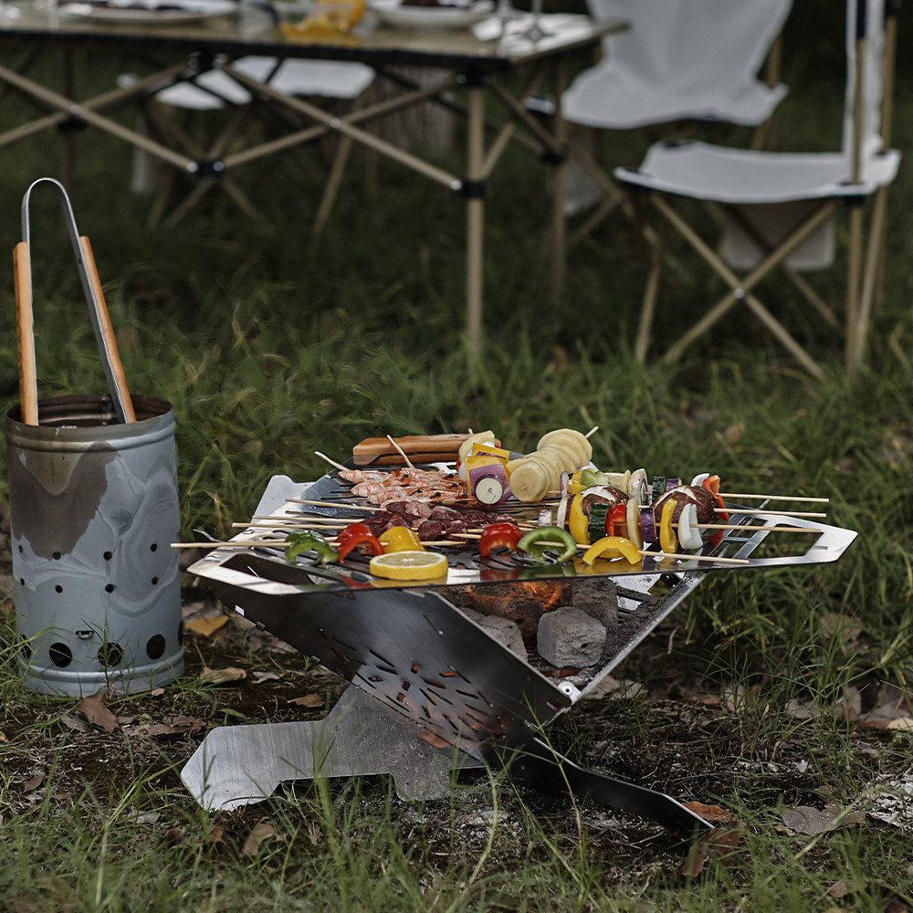Grill Barbecue Fillte Iniompartha Lasmuigh